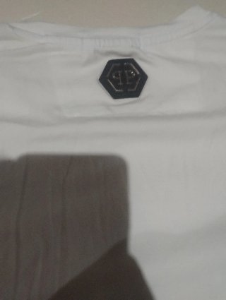 Camiseta Philipp Plein Talla XL Blanca
