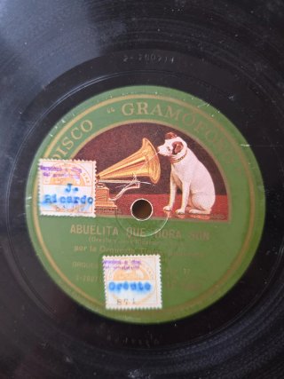 Lote de Discos de Vinilo/goma laca y pizarra Antig