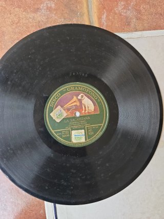 Lote de Discos de Vinilo/goma laca y pizarra Antig