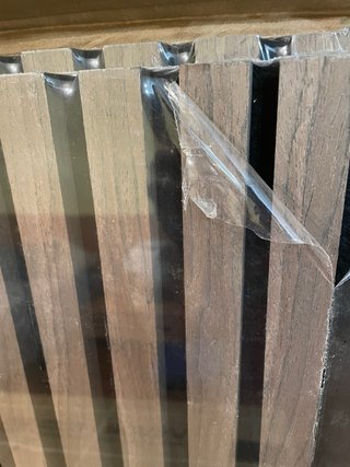2 Paneles Acústicos Madera 120x60cm Gris