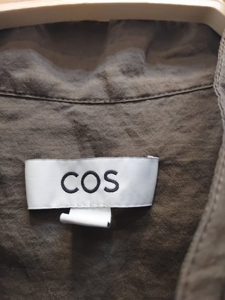 Camisa COS manga corta mujer marrón