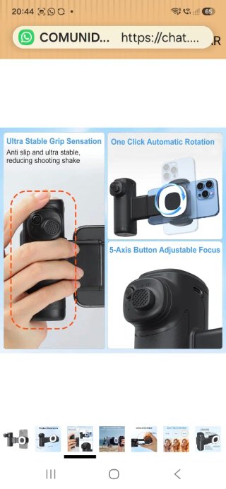 Soporte móvil para fotografía