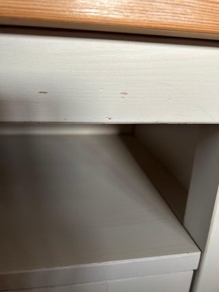 Mesa TV Ikea Hemnes Madera Blanca de 110 cm