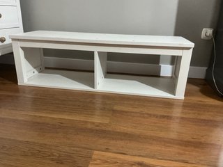 Mesa TV Ikea Hemnes Madera Blanca de 110 cm