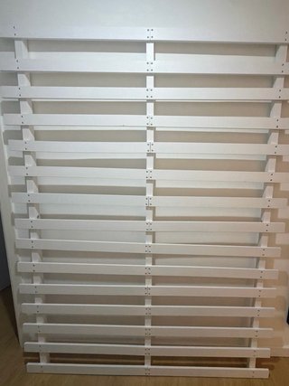 Estructura Cama Pino Macizo Blanca