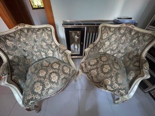 Sofa Clásico+2 sillones (Estilo Luis XV/Isabelino)