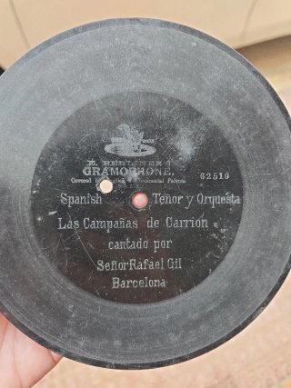 Discos pizarra de gramófono Berliner