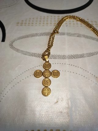 Collana Croce San Benedetto Protezione Fede