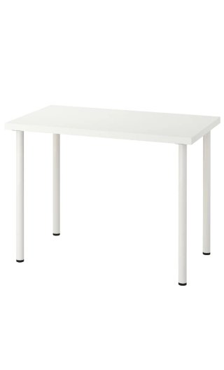 Mesa Ikea Linnmon patas Adils blanca