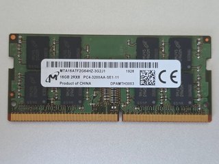 Módulo de memória RAM original Micron DDR4 SODIMM,