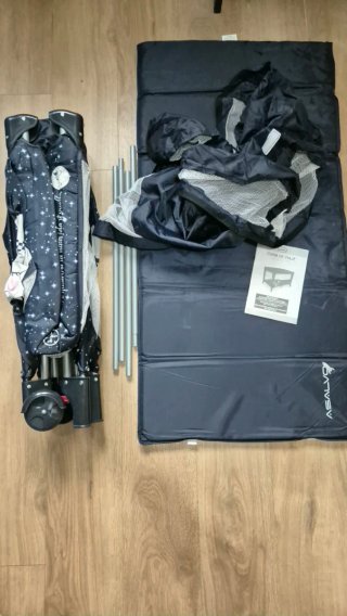 Cuna de viaje Asalvo estrellas