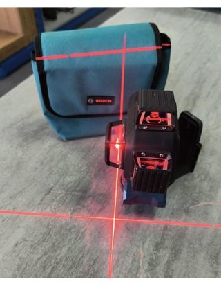 NIVEL LASER BOSCH GLL 3-80 ROJO CON FUNDA