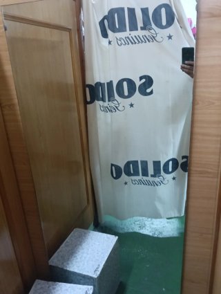 Espejo grande madera y cristal