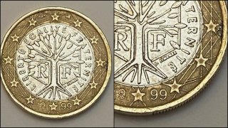 Moneda 1 Euro Francia 1999