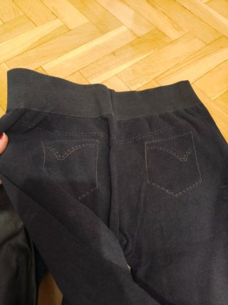 Lote 3 pantalones vaqueros y efecto piel