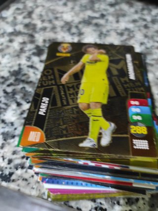 Taco de cartas de fútbol varias
