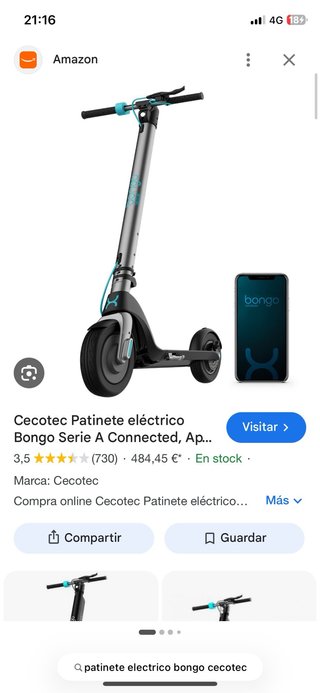 Patinete eléctrico Cecotec Bongo Serie A