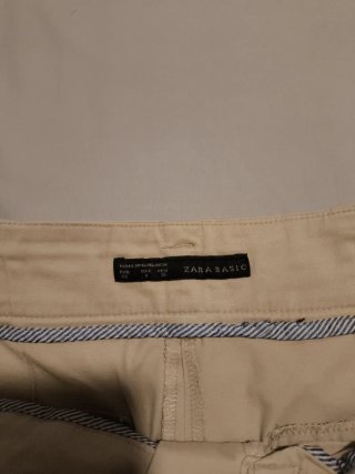 Pantalón chino Zara beige