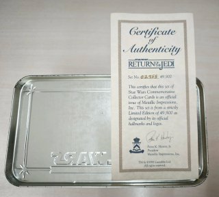 Star Wars Tarjetas Metalicas RoTJ 1995
