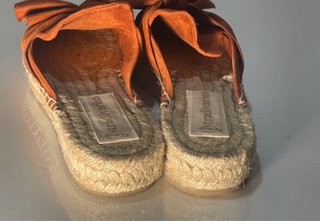 Mules Stradivarius Naranja Talla 37