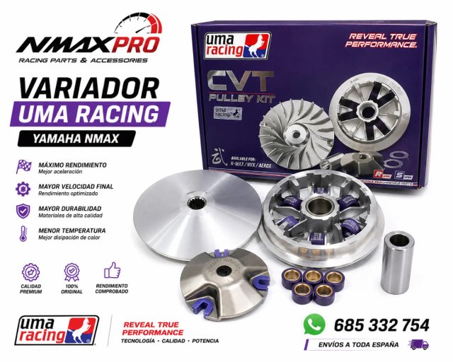 Kit Yamaha NMAX 155cc + Variador Uma Racing