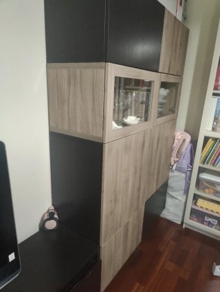 Mueble BESTÅ Ikea 8 módulos