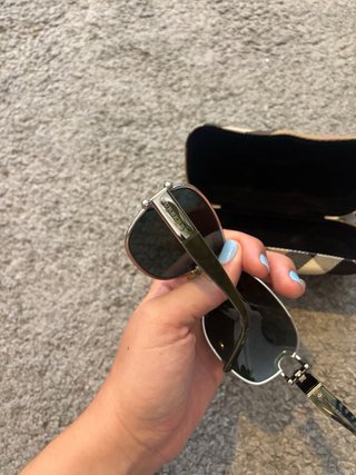 Gafas de sol Burberry plateadas grandes