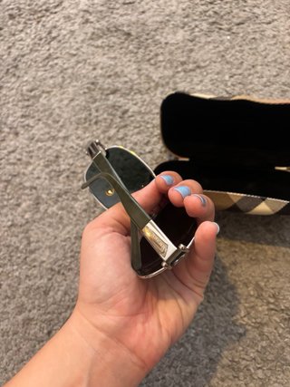 Gafas de sol Burberry plateadas grandes