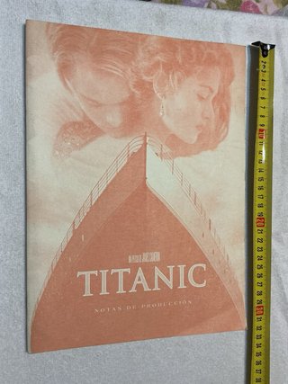 Libro de Prensa Titanic Original