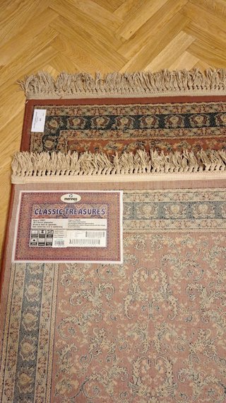 Alfombra pasillera oriental roja