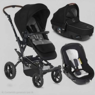 Carrozza Bebè Jané Cross Walk 4 pezzi Nero