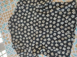 Blusa vintage Button's floral T48