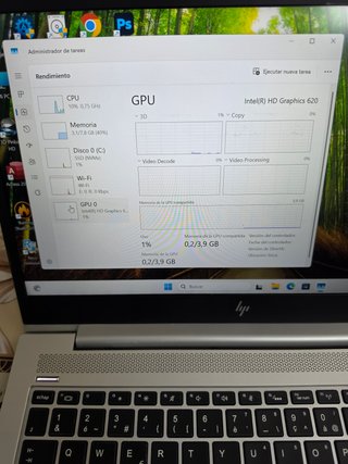 Ordenador Portátil Hp I5 septima generación, 8RAM