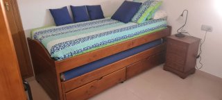 Cama nido madera pino como nueva