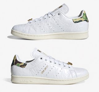 Adidas Stan Smith x BAPE Camo Blanco