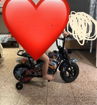 Moto Eléctrica Infantil Neon