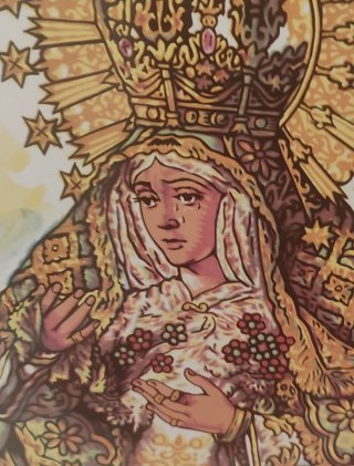 Azulejo Virgen Esperanza Macarena