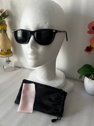 Gafas de sol negras con funda