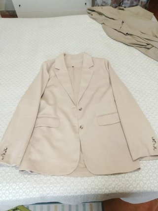 Americana beige mujer