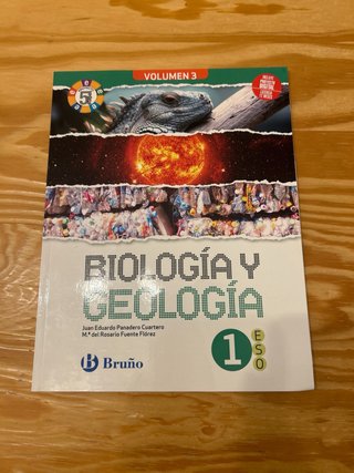 Pack 3 libros Biología y Geografía, 1 ESO Bruño