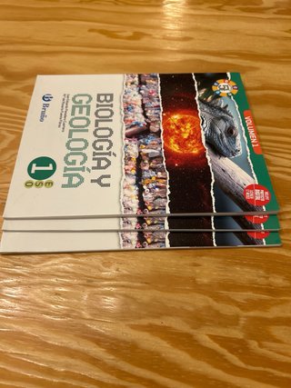 Pack 3 libros Biología y Geografía, 1 ESO Bruño