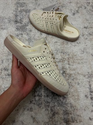 Adidas Samba Mule Crema Blanco Talla 42