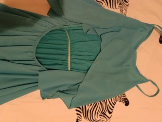 Vestido turquesa fresco