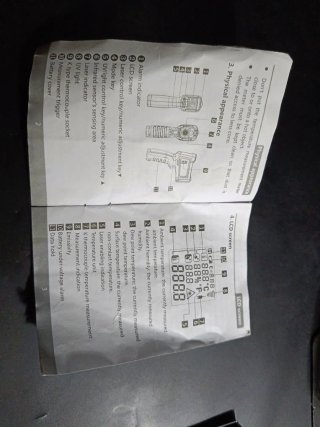 Termómetro Infrarrojo Peakmeter PM6530D. NUEVO.