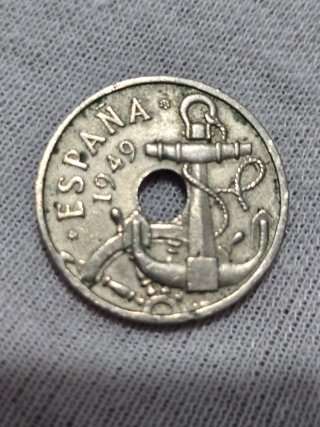 Moneda 50 Céntimos, variante de flechas invertidas