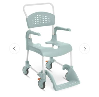 Silla con ruedas para duchar personas