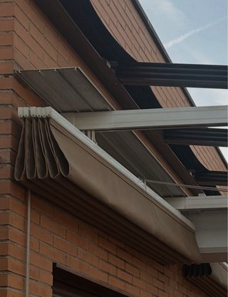 Tejadillo pérgola aluminio 2,10m