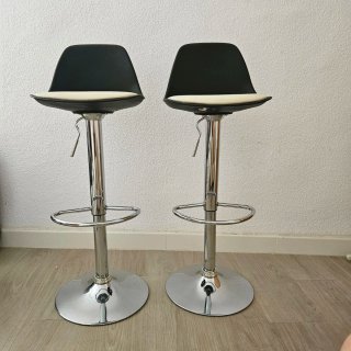 Taburetes modernos regulables (2 unidades)