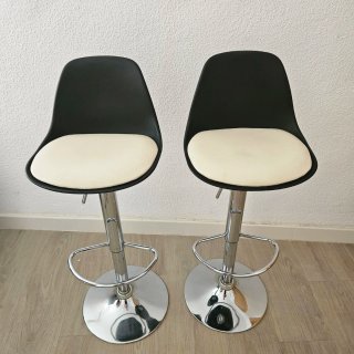Taburetes modernos regulables (2 unidades)