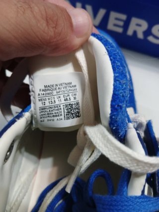 Converse Adererror Talla 46.5 Azul/Blanco
